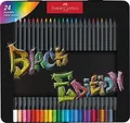 Faber-Castell 116425 Black Edition zsírkréta, bádogdoboz 24 db