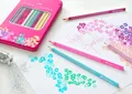 Faber-Castell 201737 Sparkle zsírkréta, díszdobozban 12 db