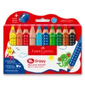 Faber-Castell Grippy színes ceruza - 10 szín, radír