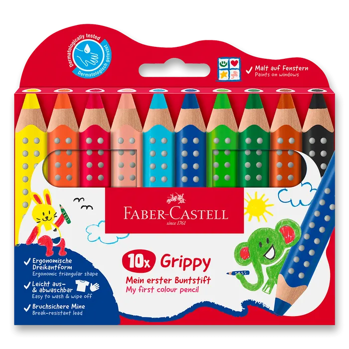 Termék főképe Pastelka Faber-Castell Grippy - 10 barev