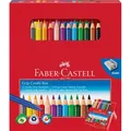 Pastelka Jumbo Grip dárkové balení 12ks + Grip popisovač Faber Castell 110913