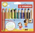 Következő termékkép Ceruza, vízvonal és viasz toll egyben STABILO woody 3 az 1-ben - 10 db-os készlet