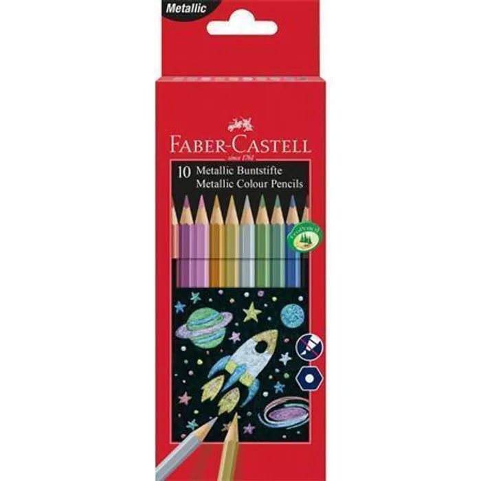 Termék főképe Pastelky Faber-Castell 10 barev, metalické