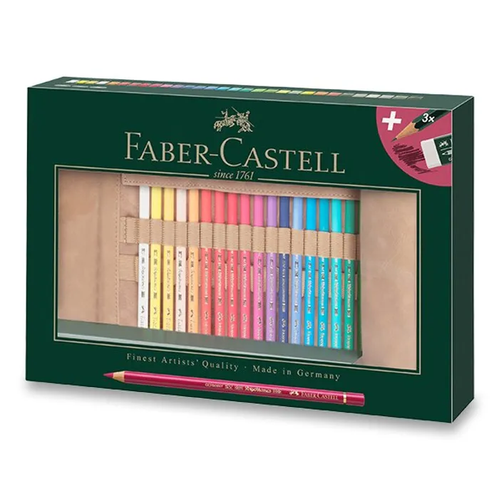 Termék főképe Pastelky Faber-Castell 110030 Polychromos pouzdro, 30 barev