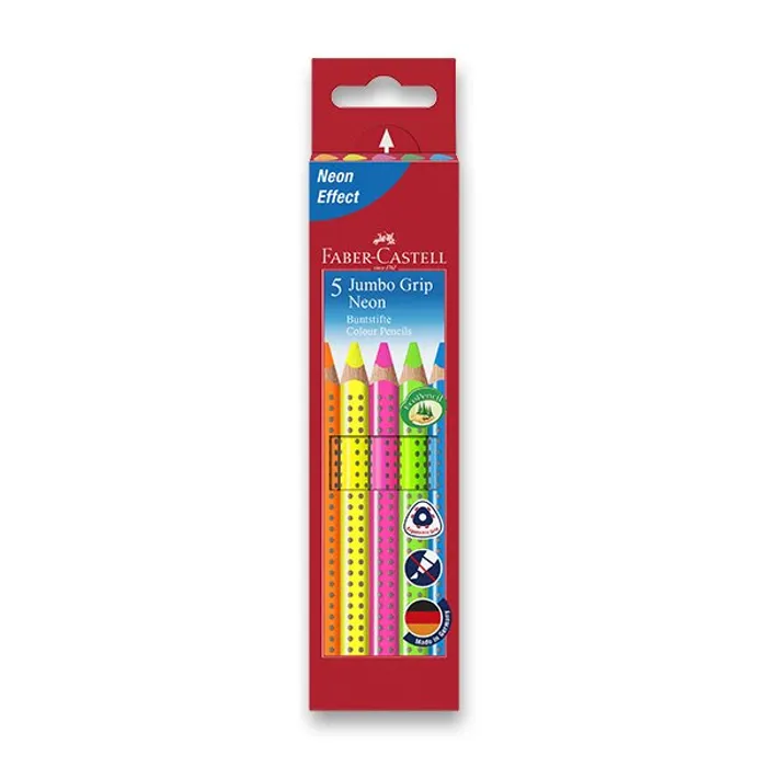 Termék főképe Pastelky Faber-Castell 110994 Jumbo Grip Neon 5 barev