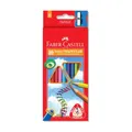 Ceruzák Faber-Castell 116510 Junior Triangular 10 szín + élező