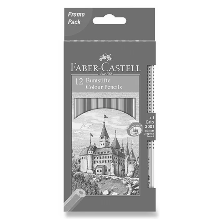 Termék főképe Pastelky Faber-Castell 12 barev + grafitová tužka