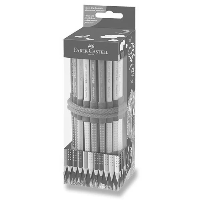 Termék főképe Pastelky Faber-Castell 201541 Grip 2001 textilní pouzdro, 18 ks