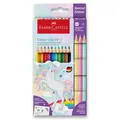 Ceruzák Faber-Castell 201542 Color Grip Unicorn készlet, 13 db