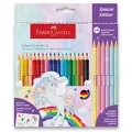 Ceruzák Faber-Castell 201543 Color Grip Unicorn készlet, 24 db
