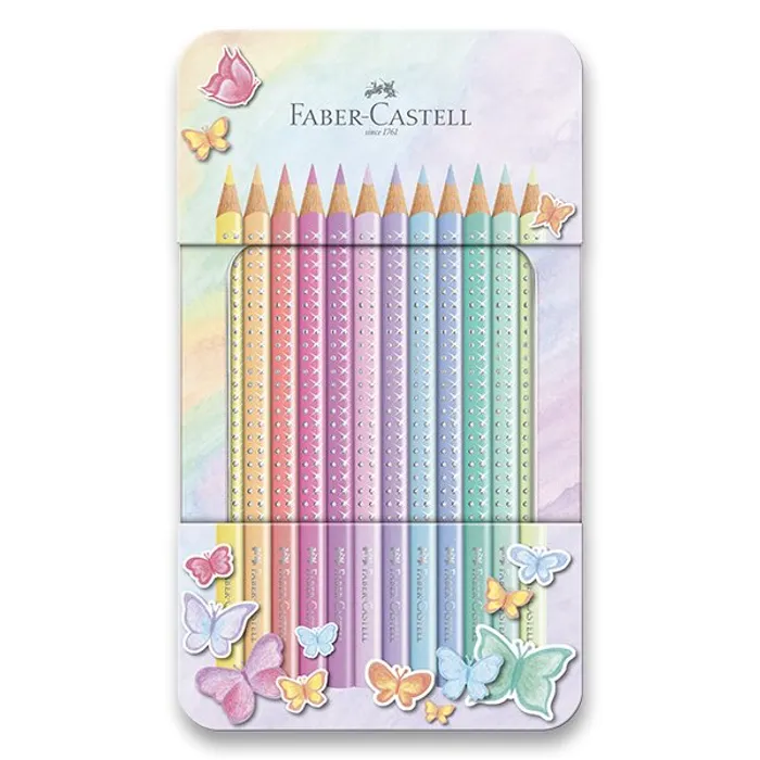 Termék főképe Pastelky Faber-Castell 201910 Sparkle 12 barev
