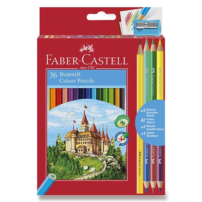 Termék főképe Pastelky Faber-Castell 36 barev + 6 barev