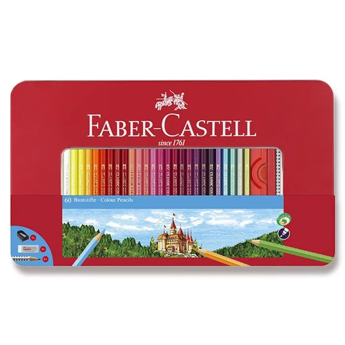 Termék főképe Pastelky Faber-Castell 60 barev + příslušenství