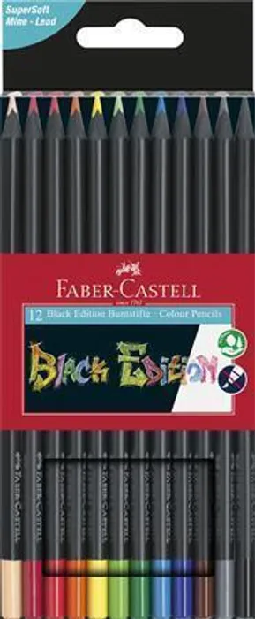 Termék főképe Pastelky Faber-Castell Black Edition 12 barev
