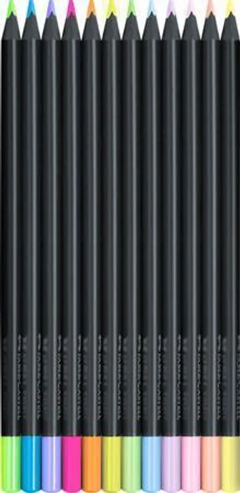 Termék főképe Pastelky Faber-Castell Black Edition neon, pastel, 12 barev