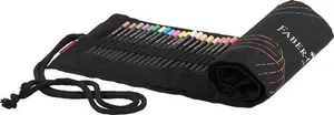 Pastelky Faber-Castell Black Edition rolovací pouzdro, 72 ks