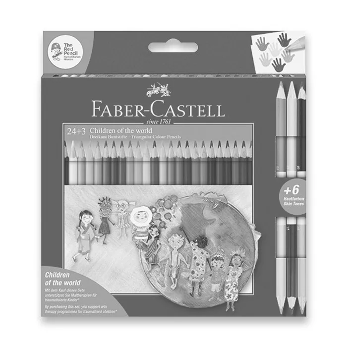 Termék főképe Pastelky Faber-Castell Children of the World 24 barev + 3 ks