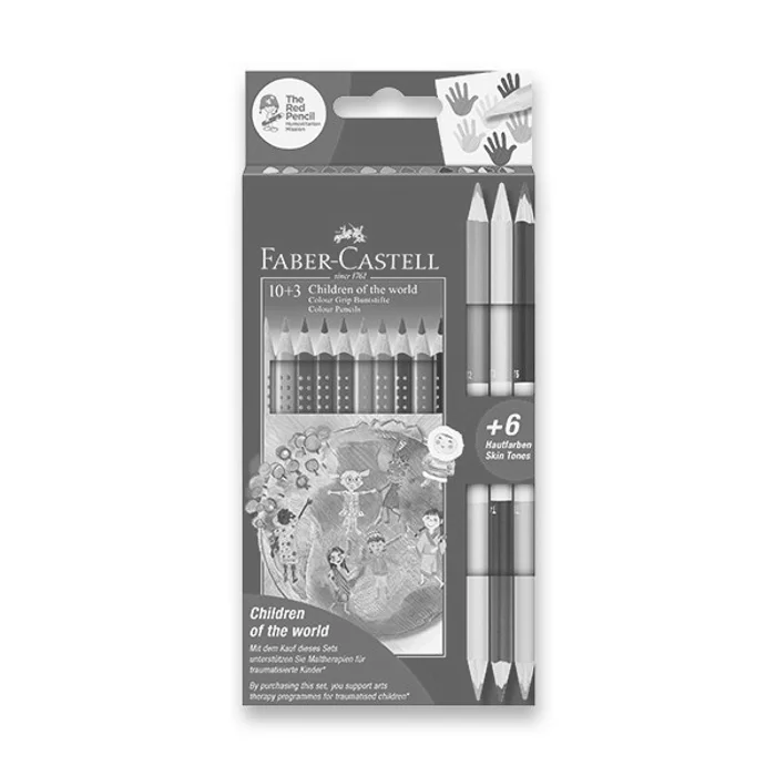 Termék főképe Pastelky Faber-Castell Colour Grip Children of the world 10 barev + 6 barev