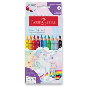 Faber-Castell Color Grip Jumbo Unicorn zsírkréta, 10 szín