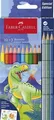 Faber-Castell dinoszaurusz zsírkréta, 13 szín