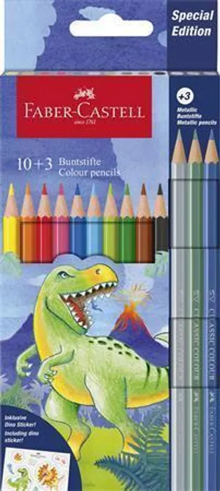 Termék főképe Pastelky Faber-Castell Dinosaurus 13 barev