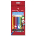 Faber-Castell 116612 zsírkréta színes gumival 12 színben
