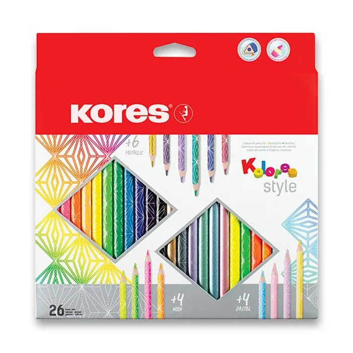 Termék főképe Pastelky Kores Kolores Style 26 barev