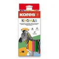 Kores Kromas zsírkréták 12 színben