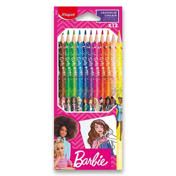 Termék főképe Pastelky Maped Barbie 12 barev