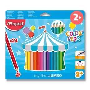 Maped Color'Peps Jumbo zsírkréta, 24 szín
