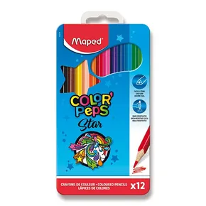 Maped Color'Peps Metal Box zsírkréták, 12 színben