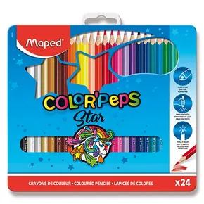 Maped Color'Peps Metal Box zsírkréták, 24 színben