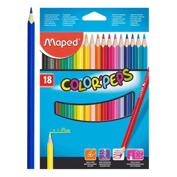 Termék főképe Pastelky Maped Color'Peps 18 barev