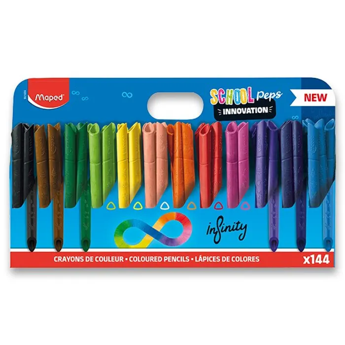 Termék főképe Pastelky Maped Color'Peps Infinity školní sada, 144 ks