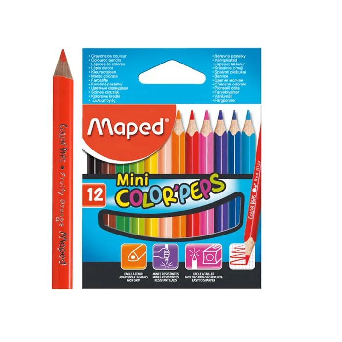 Termék főképe Pastelky Maped Color'Peps Mini - 12 barev