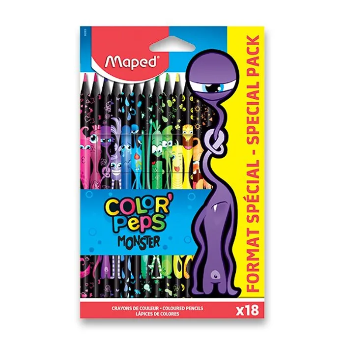 Termék főképe Pastelky Maped Color'Peps Monster 18 barev