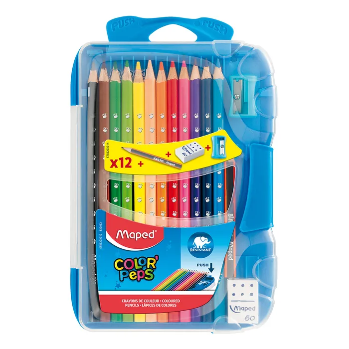 Termék főképe Pastelky Maped Color'Peps Smart Box - 12 barev + doplňky