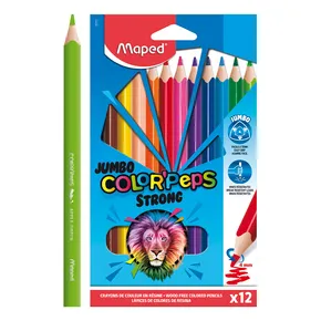 Crayons Maped Color'Peps Strong Jumbo 12 szín