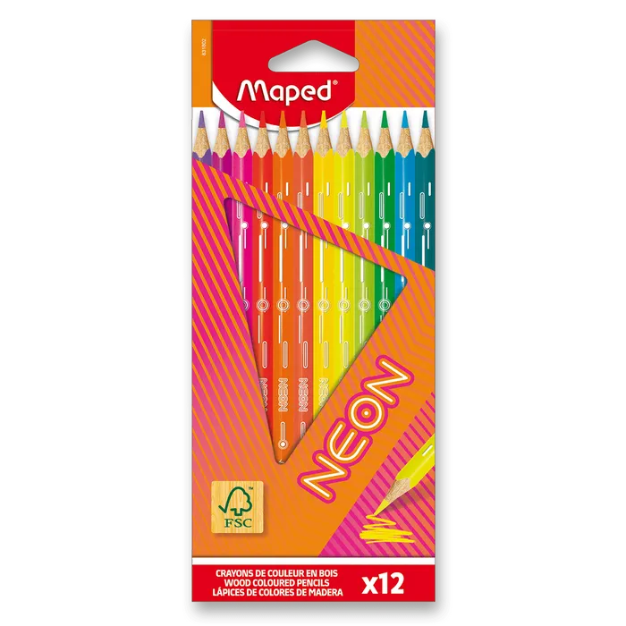 Termék főképe Pastelky Maped Neon 12 ks