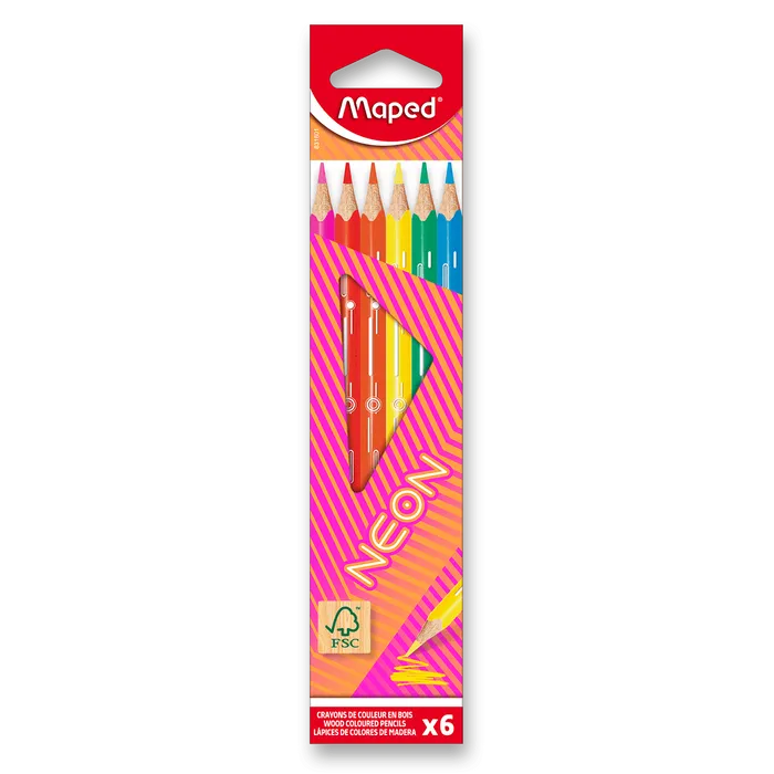 Termék főképe Pastelky Maped Neon 6 ks