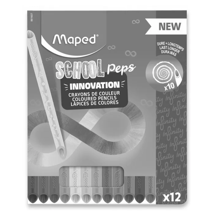 Termék főképe Pastelky Maped School Peps Infinity 12 barev