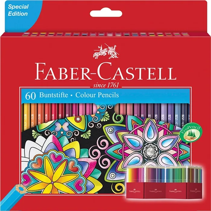 Termék főképe Pastelka šestihranná, pap.krabička 60ks Faber Castell 111260