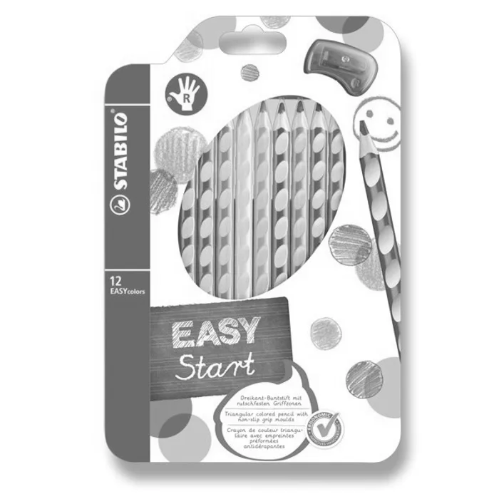 Termék főképe Pastelky Stabilo EASYcolors 12 barev, pro praváky