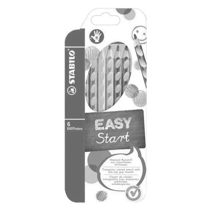 Termék főképe Pastelky Stabilo EASYcolors 6 barev, pro praváky