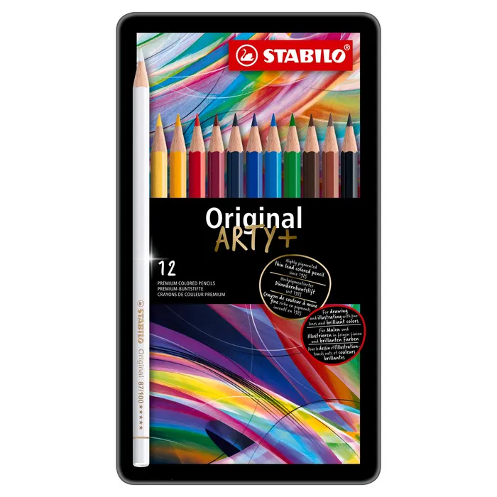 Termék főképe Pastelky STABILO Original - ARTY+ - 12 ks sada v plechu