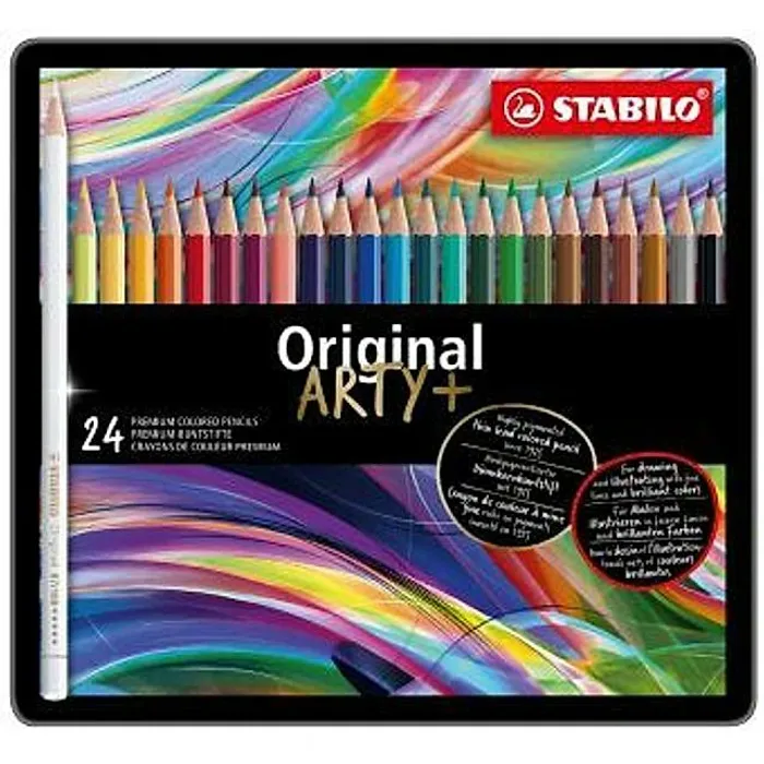 Termék főképe Pastelky STABILO Original - ARTY+ - 24 ks sada v plechu