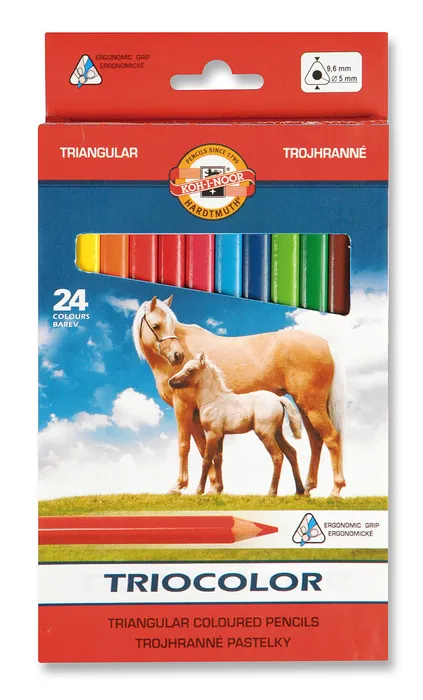 Termék főképe Pastelky Triocolor trojhranné 3144 24 barev