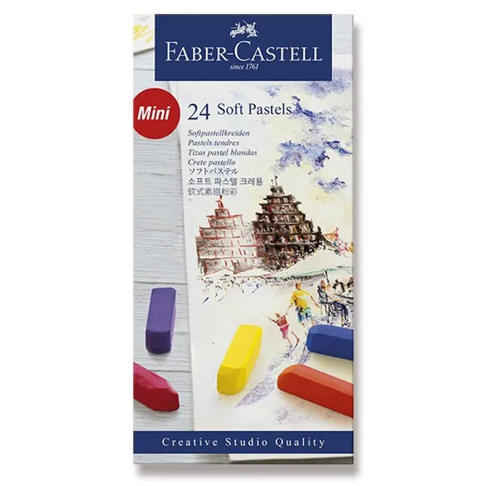 Termék főképe Pastelové křídy Faber-Castell Mini 24 barev
