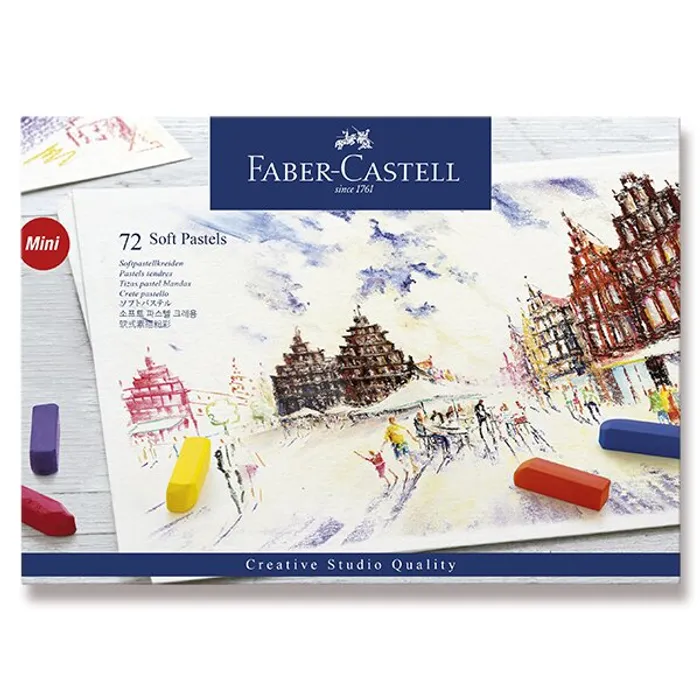 Termék főképe Pastelové křídy Faber-Castell Mini 72 barev