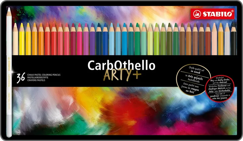 Termék főképe Pastelové tužky STABILO CarbOthello ARTY 36 ks v plechovém pouzdru
